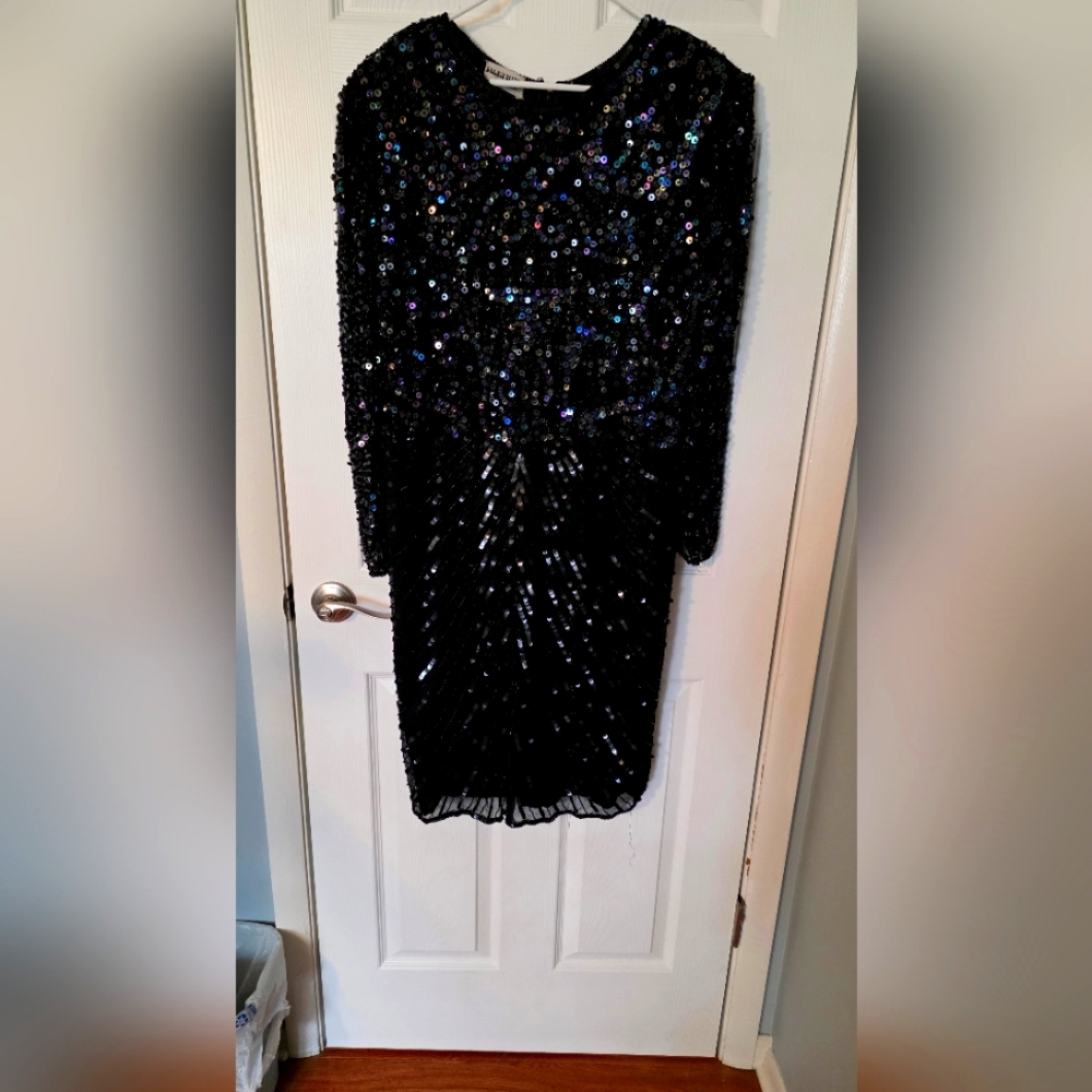 Cherish Black Sequin Ensemble